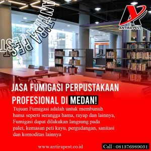 Jasa Fumigasi Perpustakaan Kemenangan Tani Medan