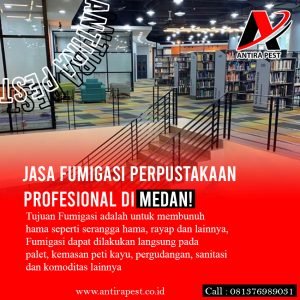Jasa Fumigasi Perpustakaan Bantan Medan