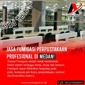 Jasa Fumigasi Perpustakaan Medan Area