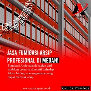 Harga Jasa Fumigasi Arsip di Medan Petisah