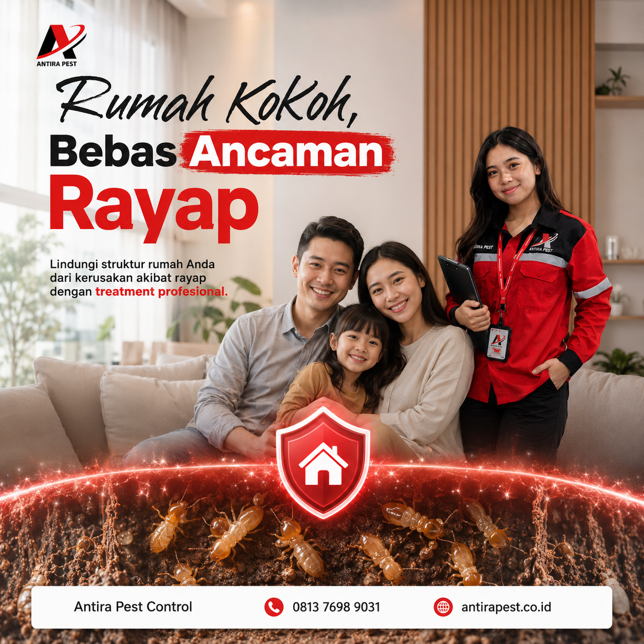 Jasa Anti Rayap Medan Perusahaan Resmi Pest Control