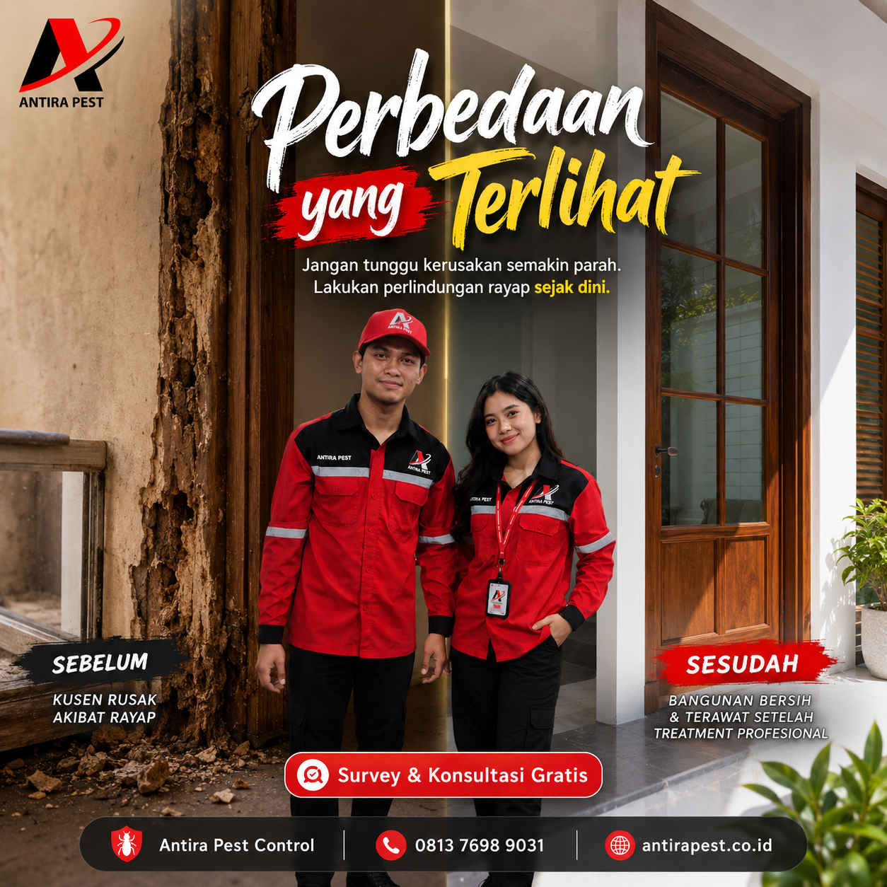 Jasa Anti Rayap Terbaik di Medan