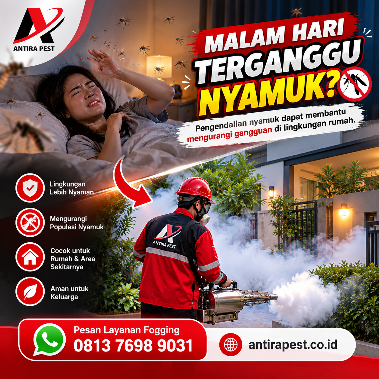 Jasa Fogging Nyamuk di Medan Timur