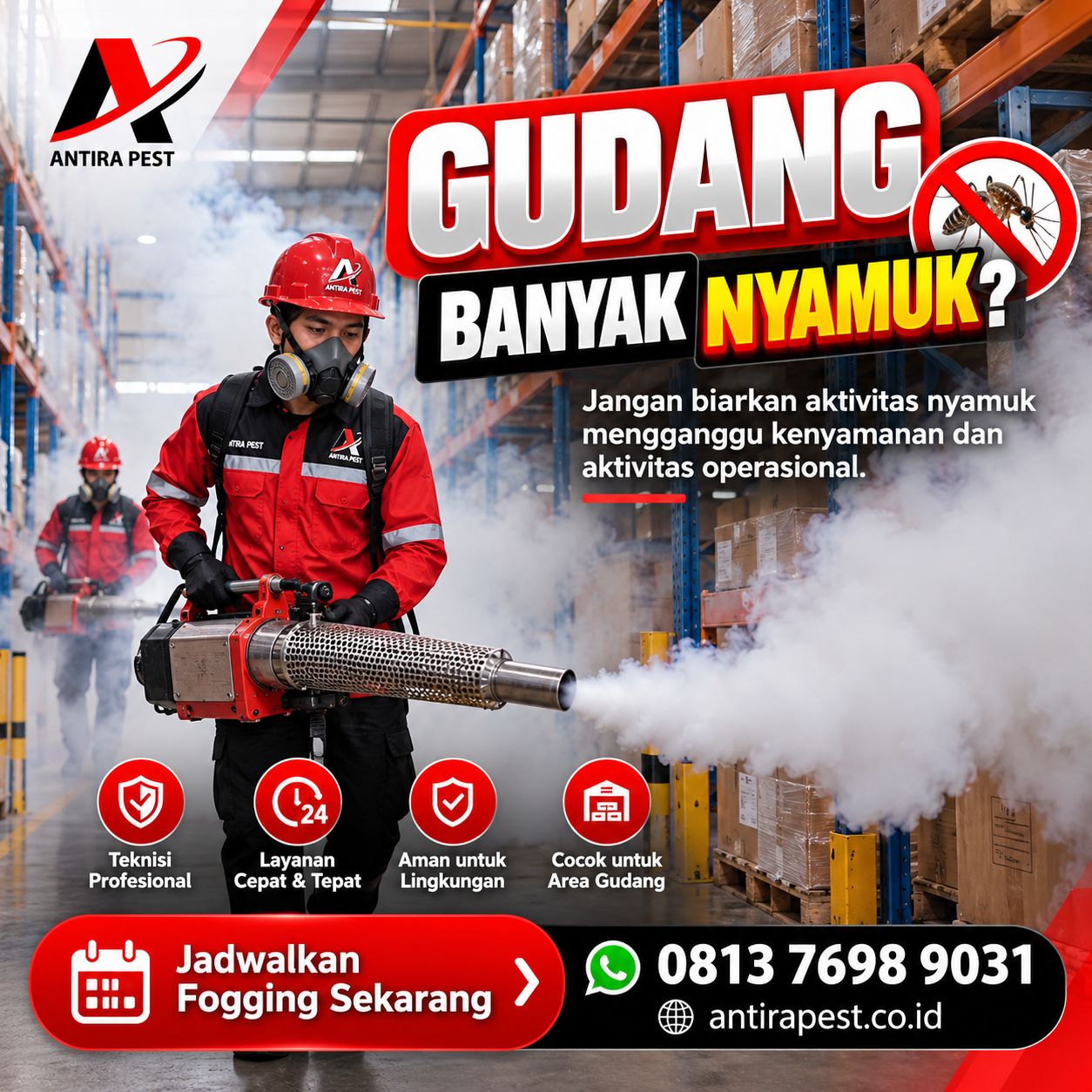Jasa Fogging Nyamuk di Medan Maimun