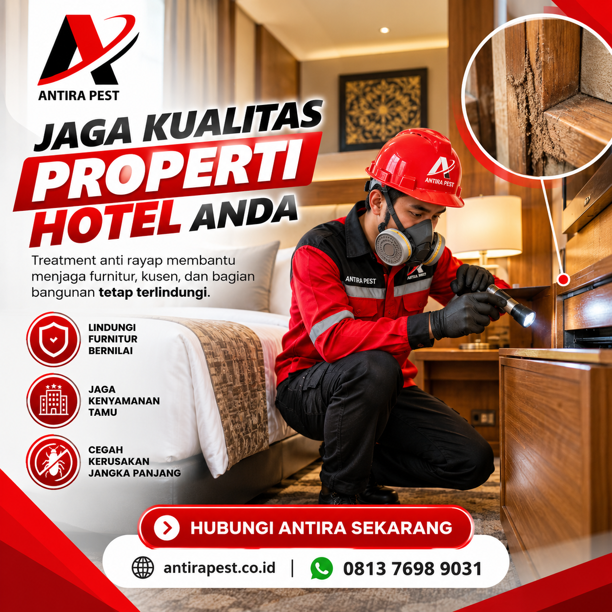 Jasa Anti Rayap di Medan Selayang