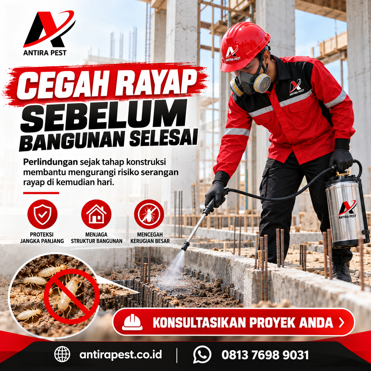 Tukang Rayap di Medan Tuntungan Harga Bersahabat